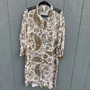 QUE Brand Sheer Dress NWT 8